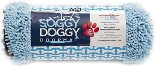 Soggy Doggy Blue-Brown Doormat Xlarge 36x60 Discount