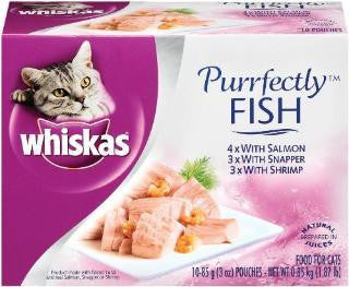 Mars Whiskas Purrfect Fish Variety 4-10-3Z Cans Hot on Sale