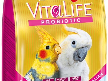 Vitakraft VitaLife Probiotic Australian Cockatiel Bird Food 650g Hot on Sale