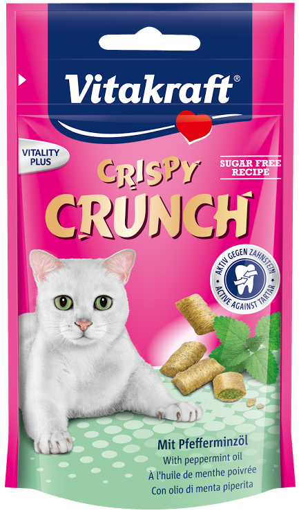 Vitakraft Crispy Crunch With Peppermint Cat Treat 60g Sale