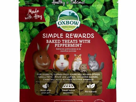 15% OFF: Oxbow Simple Rewards Baked Treats With Peppermint For Small Animals 85g Cheap