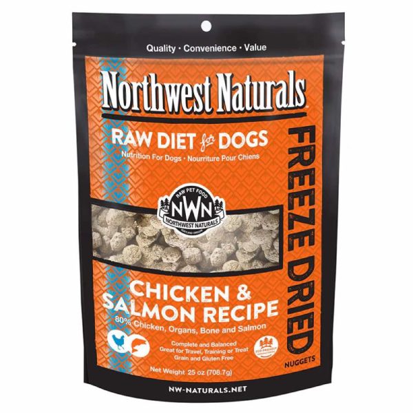 BUNDLE DEAL : Northwest Naturals Chicken & Salmon Freeze Dried Raw Diet Dog Food Hot on Sale