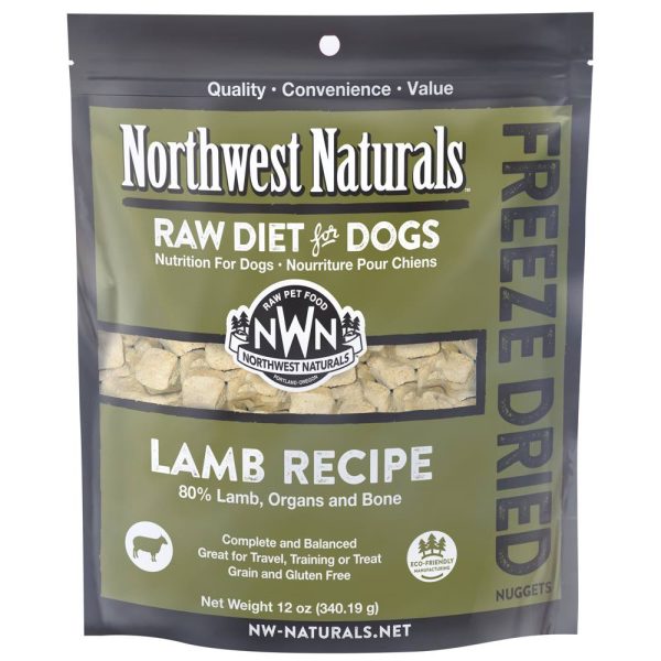 BUNDLE DEAL : Northwest Naturals Lamb Freeze Dried Raw Diet Dog Food For Discount