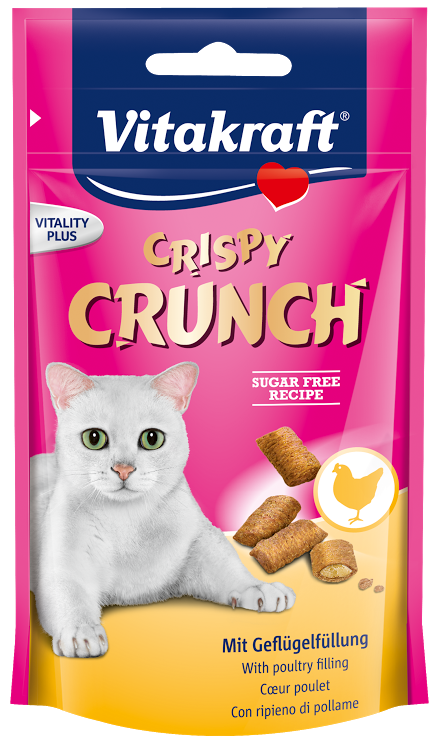 Vitakraft Crispy Crunch With Chicken Cat Treat 60g Sale