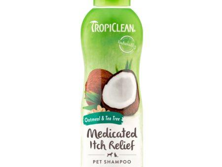 15% OFF: Tropiclean Medicated Oatmeal & Tea Tree Pet Shampoo 355ml Sale