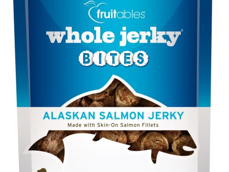 Fruitables Whole Jerky Bites Alaskan Salmon Jerky Dog Treats 5oz For Sale