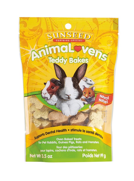 Sunseed AnimaLovens Teddy Bakes For Small Animals 3.5oz Supply