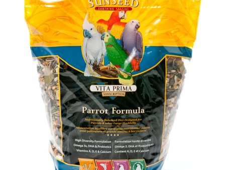 Sunseed Vita Prima Parrot Formula Bird Food 4lb Online now