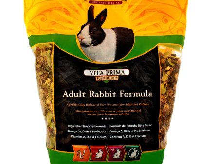 Sunseed Vita Prima Adult Rabbit Formula Rabbit Food 4lb Online now