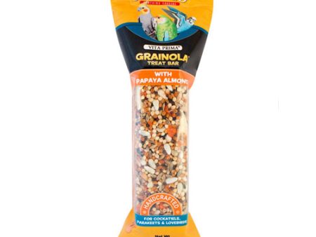 Sunseed Vita Prima Grainola Treat Bar With Papaya & Almond For Birds 2.5oz Sale