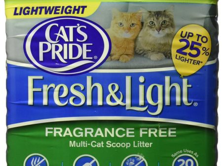 Cat s Pride Fresh & Light Fragrance-Free Premium Clumping Cat Litter Jug 15lb Fashion