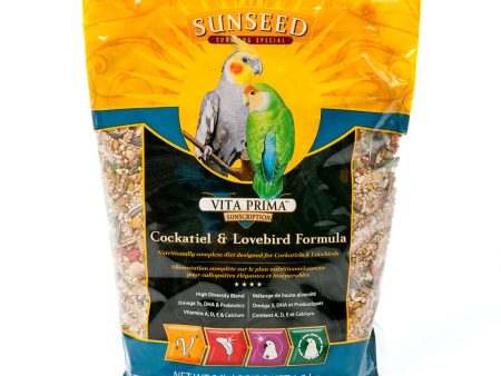 Sunseed Vita Prima Cockatiel & Lovebird Formula Bird Food 3lb Online Sale