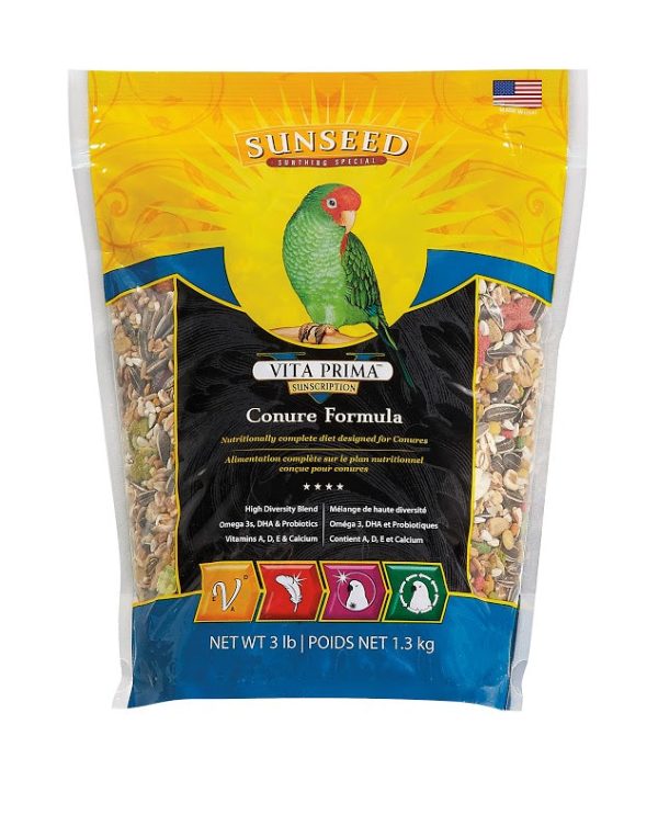 Sunseed Vita Prima Conure Formula Bird Food 3lb For Discount