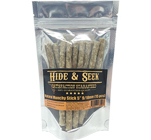 Hide & Seek Natural Munchy Stick Rawhide Dog Chews 15ct Supply