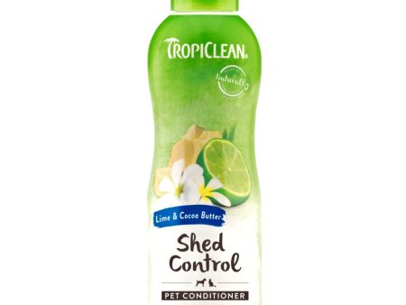 15% OFF: Tropiclean Lime & Cocoa Butter Shed Control Pet Conditioner 12oz For Sale