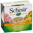 Schesir Chicken Soup Canned Dog Food 156g Hot on Sale