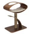 Vesper V-High Lounge In Walnut Cat Post For Cheap