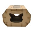 Cat Love Cozy Scratcher Den With Catnip Sale