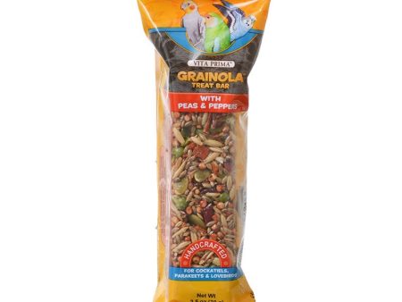 Sunseed Vita Prima Grainola Treat Bar With Peas & Peppers For Birds 2.5oz on Sale