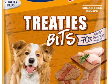 Vitakraft Treaties Bits Chicken Bacon Dog Treat 120g Hot on Sale