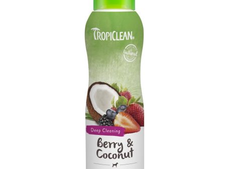 15% OFF: Tropiclean Deep Cleaning Berry & Coconut Pet Shampoo 355ml Online now