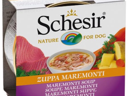 Schesir Maremonti Soup Canned Dog Food 156g Discount