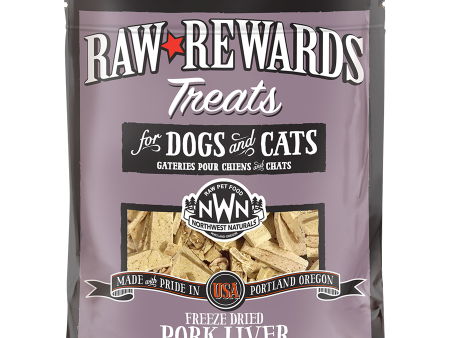 20% OFF: Northwest Naturals Raw Rewards Pork Liver Freeze-Dried Dog & Cat Treats 3oz For Sale