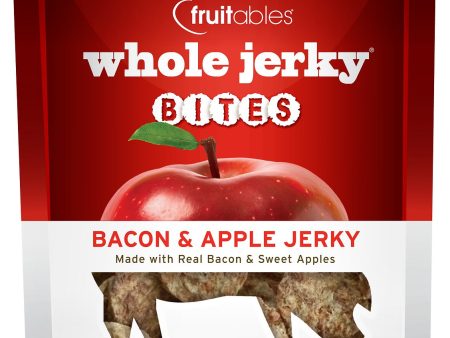 Fruitables Whole Jerky Bites Bacon & Apple Jerky Dog Treats 5oz Online now