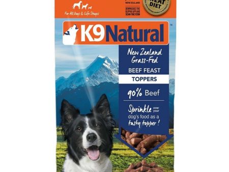 BUNDLE DEAL: K9 Natural Beef Feast Grain-Free Freeze-Dried Raw Dog Food Topper 142g For Sale