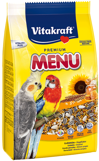 Vitakraft Menu Vital Cockatiel Bird Food 1kg For Discount