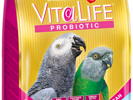 Vitakraft VitaLife Probiotic African Parrot Bird Food 650g Online now